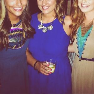 Cobalt Suede Dress | size M